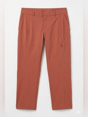 Kirkland Signature Pink Ankle Cropped Travel Pants, Size 12, NWT